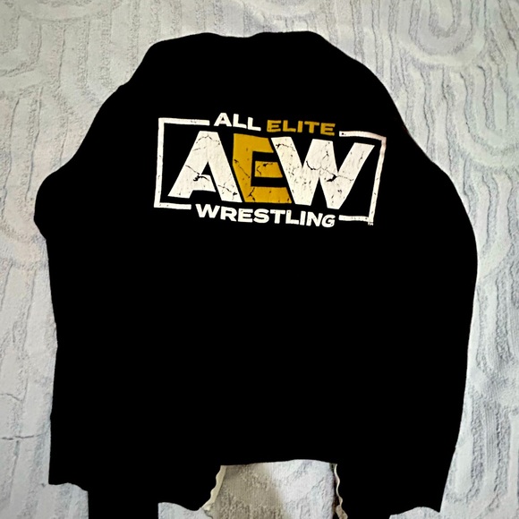 AEW hoodie size small . Well loved purging my closet. - Picture 2 of 2